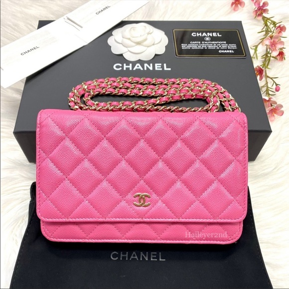 CHANEL Handbags - 🌸🎀 CHANEL Caviar Leather Wallet On Chain 🎀🌸